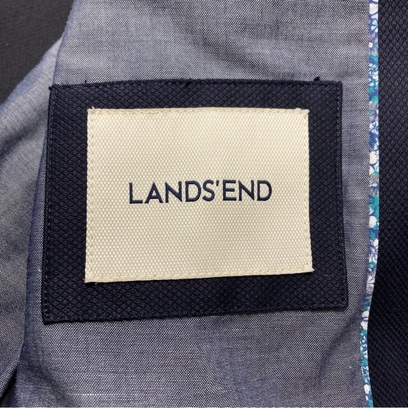 Lands’ End Blazer Jacket 42 Navy Blue  moving sale - Picture 5 of 8